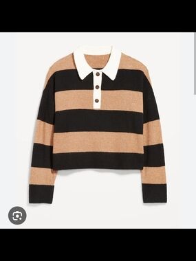 OLD NAVY SoSoft Cropped Polo Sweater XL